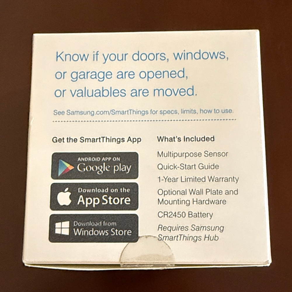 NIB Samsung SmartThings Multipurpose Sensor - Picture 2 of 4